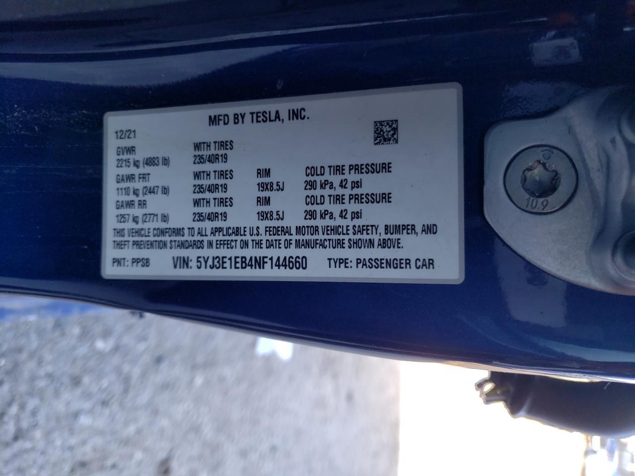 2022 Tesla #12